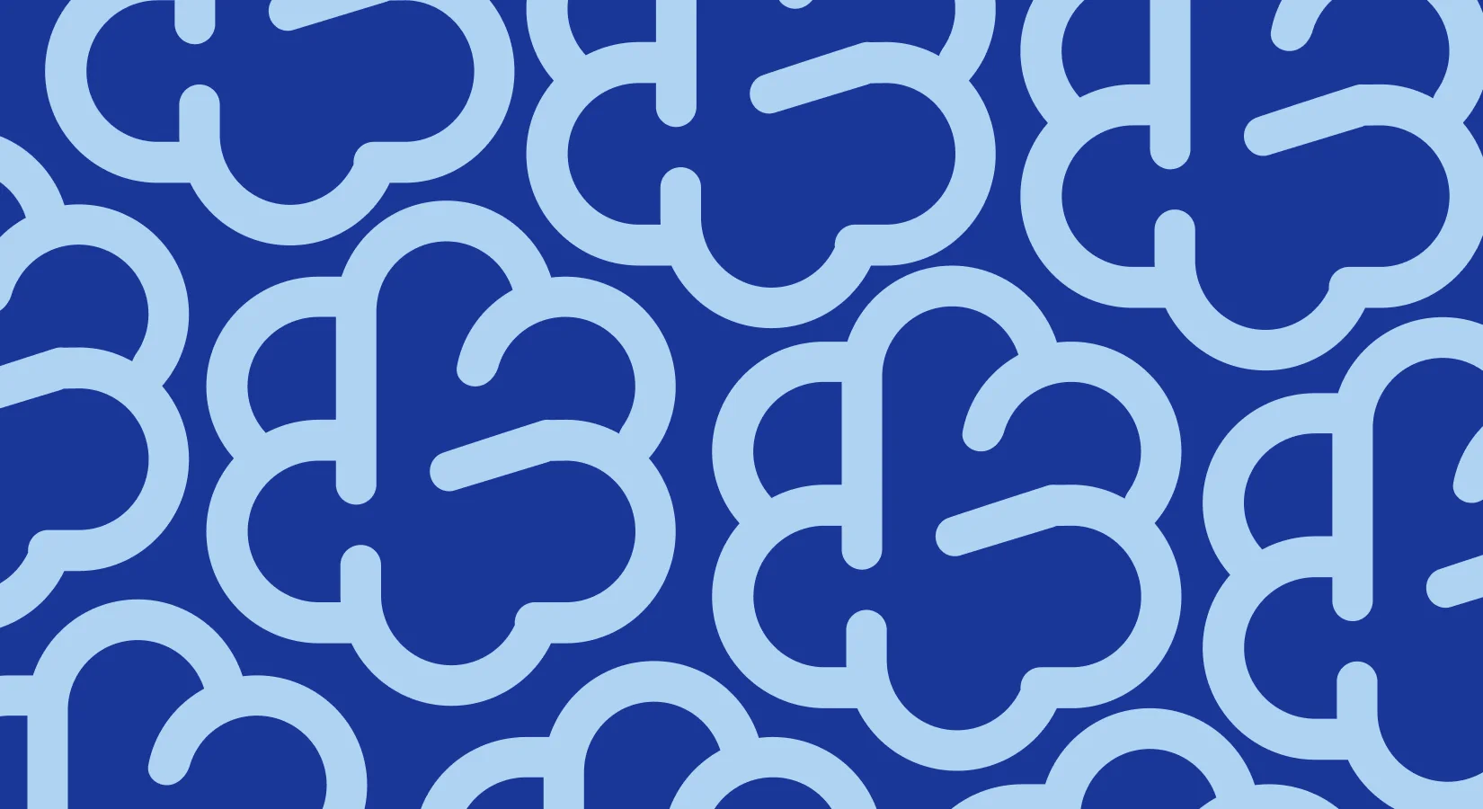 Padrão gráfico com o símbolo em azul